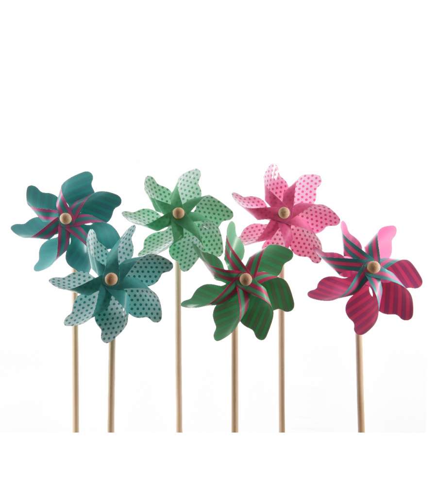 Girandola H.48cm D.17cm in Plastica 6 Colori Assortiti Kaemingk - Decorazione Colorata e Divertente per Giardini e Esterni Girandola H.48cm D.17cm in Plastica 6 Colori Assortiti Kaemingk - Decorazione Colorata e Divertente per Giardini e Esterni